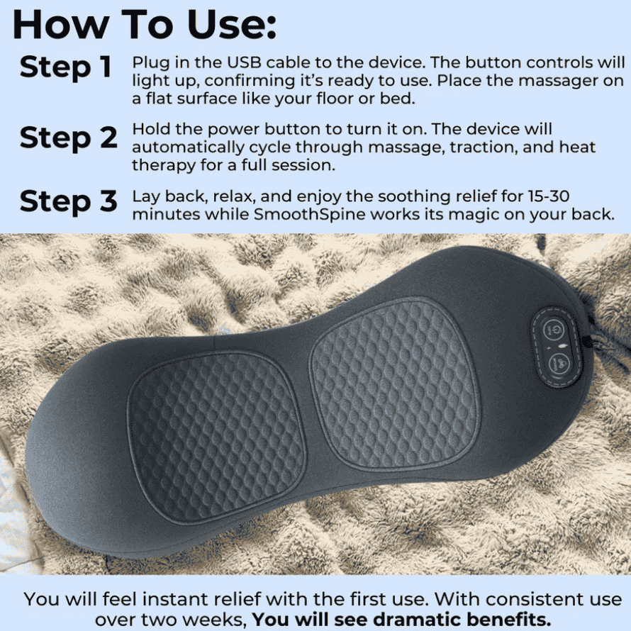 The SmoothSpine™️ - Triple Fusion Massager